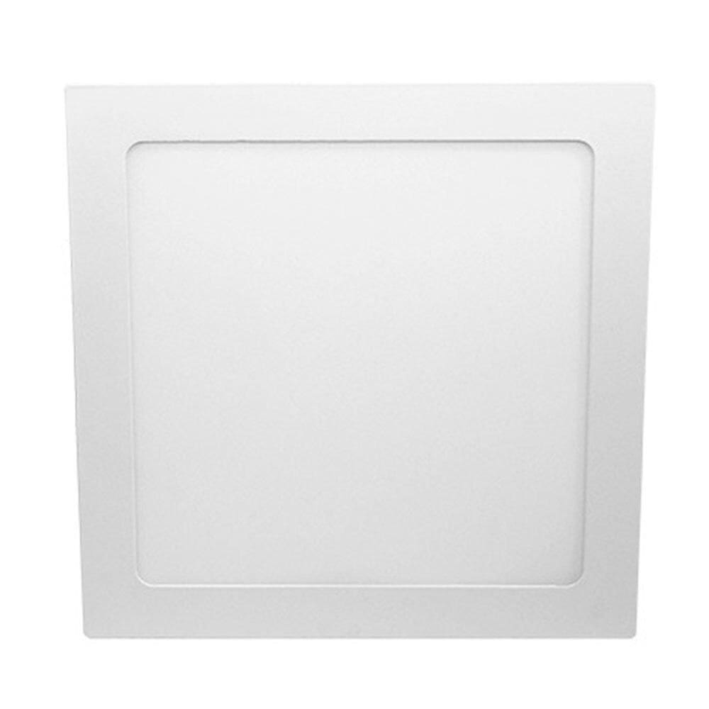 Painel Plafon Led de Embutir 22 Taschibra Quadrado 18W, Branco 4000K