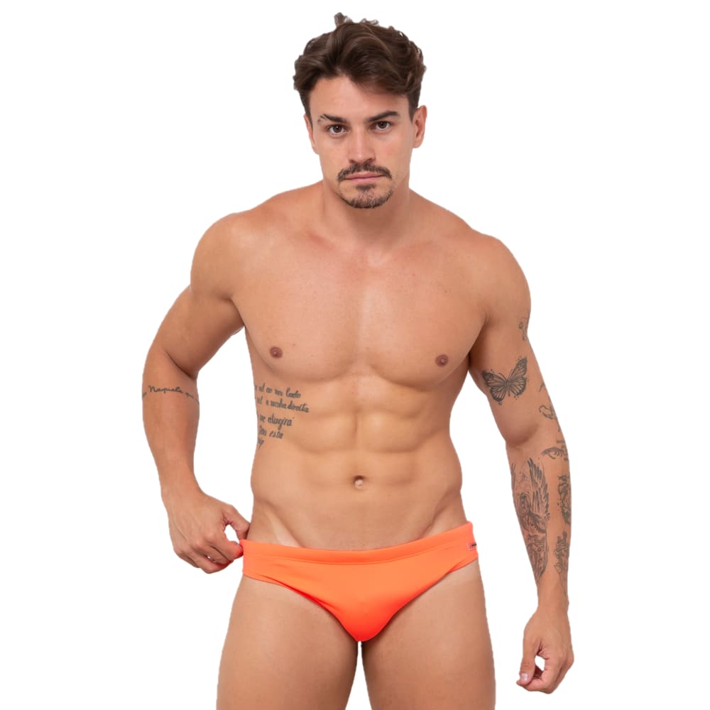 Sunga Laranja Neon Cavada - JWilas Beachwear