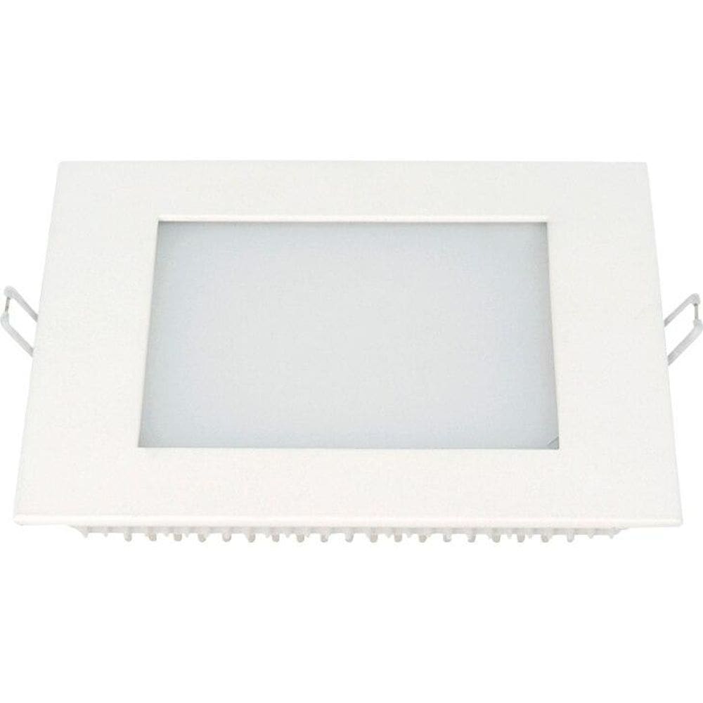 Painel Plafon Led de Embutir Taschibra Quadrado Fit 12W, Branco 6500K