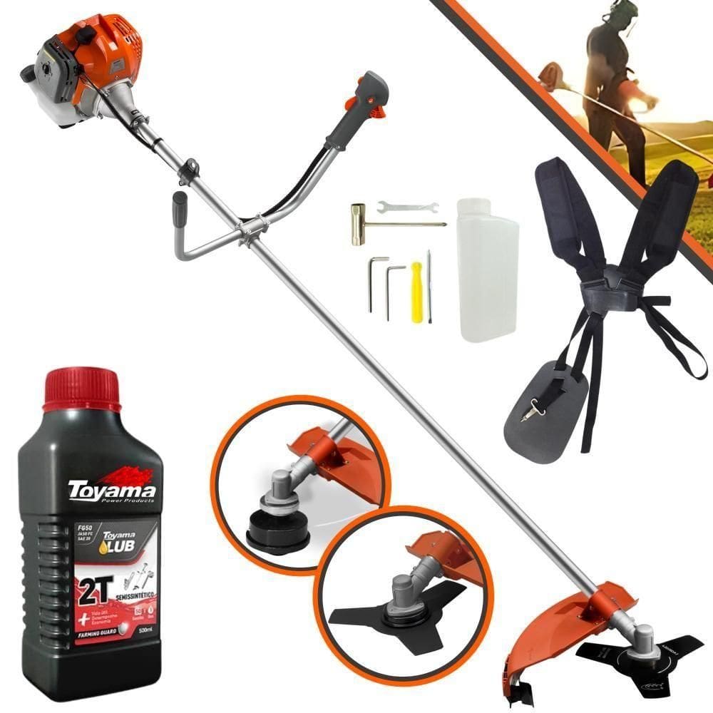 Roçadeira Profissional Tekna Rl430acntk + óleo Toyama 2t