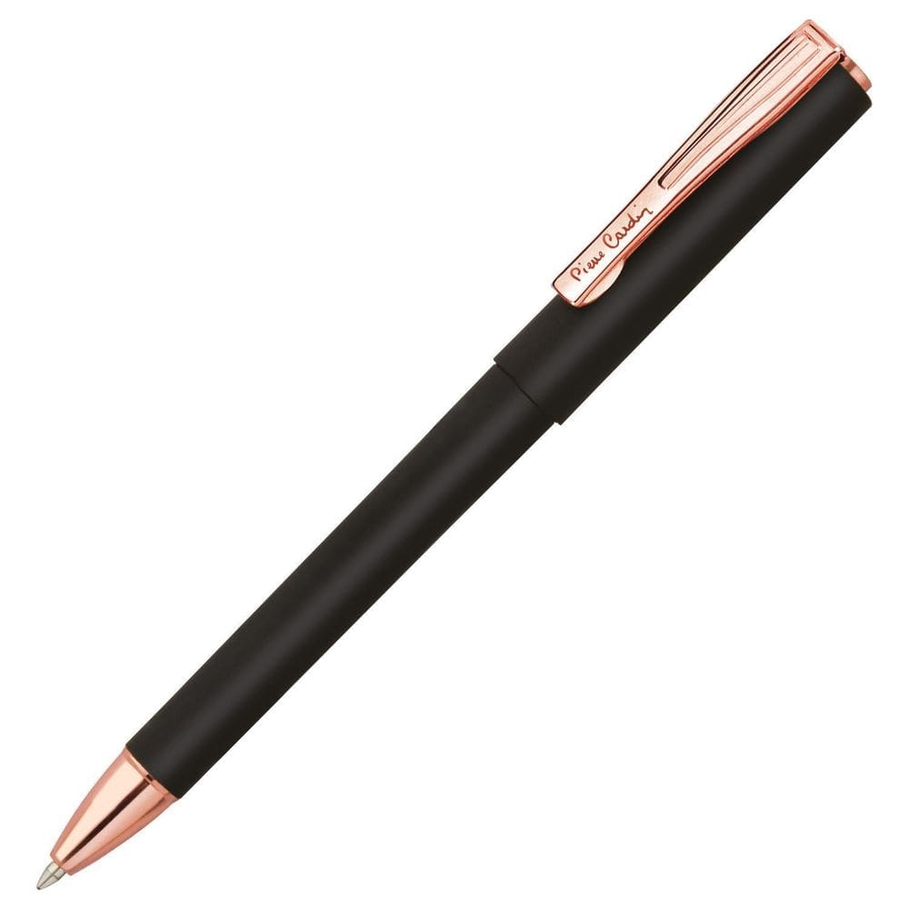 Caneta Esferográfica Pierre Cardin Meiraya Preto Fosco Rosê
