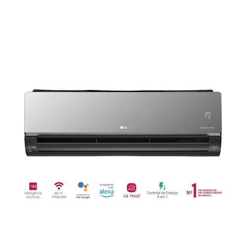imagem-Ar-Condicionado Split Daul Inverter LG Voice +AI 12.000BTUs quente e Frio - 220V