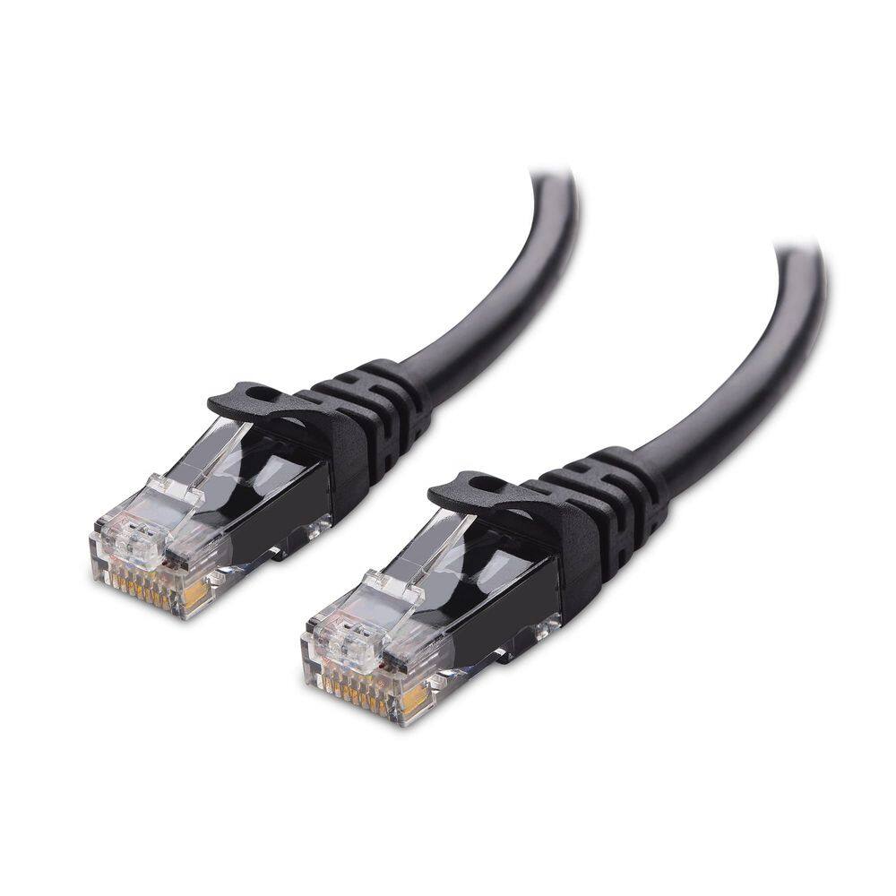 Cabo Ethernet Matters Cat 6 10 Gbps 25 pés preto