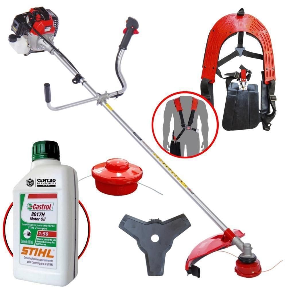 Roçadeira Toyama Rt52-l Rt52l 52cc 2hp + óleo Stihl 2t