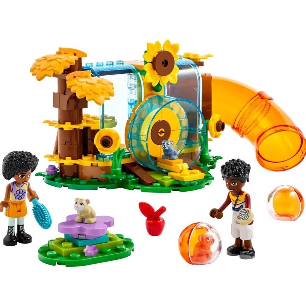 Brinquedo LEGO Friends Hamster Playground 42601 com 2 personagens