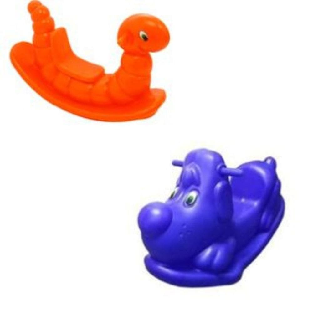 Kit Gangorras Cachorro e Nhoca – Brinquedos Coloridos e Divertidos para Crianças