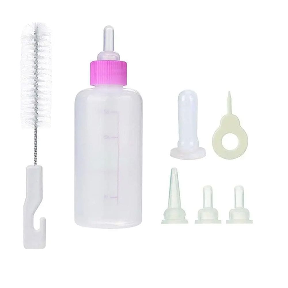 Mamadeira Pet Cao Gato Cachorro Filhote Amamentaçao 60ml Animal de Estimaçao Acessorios Higienico Resistente Seguro