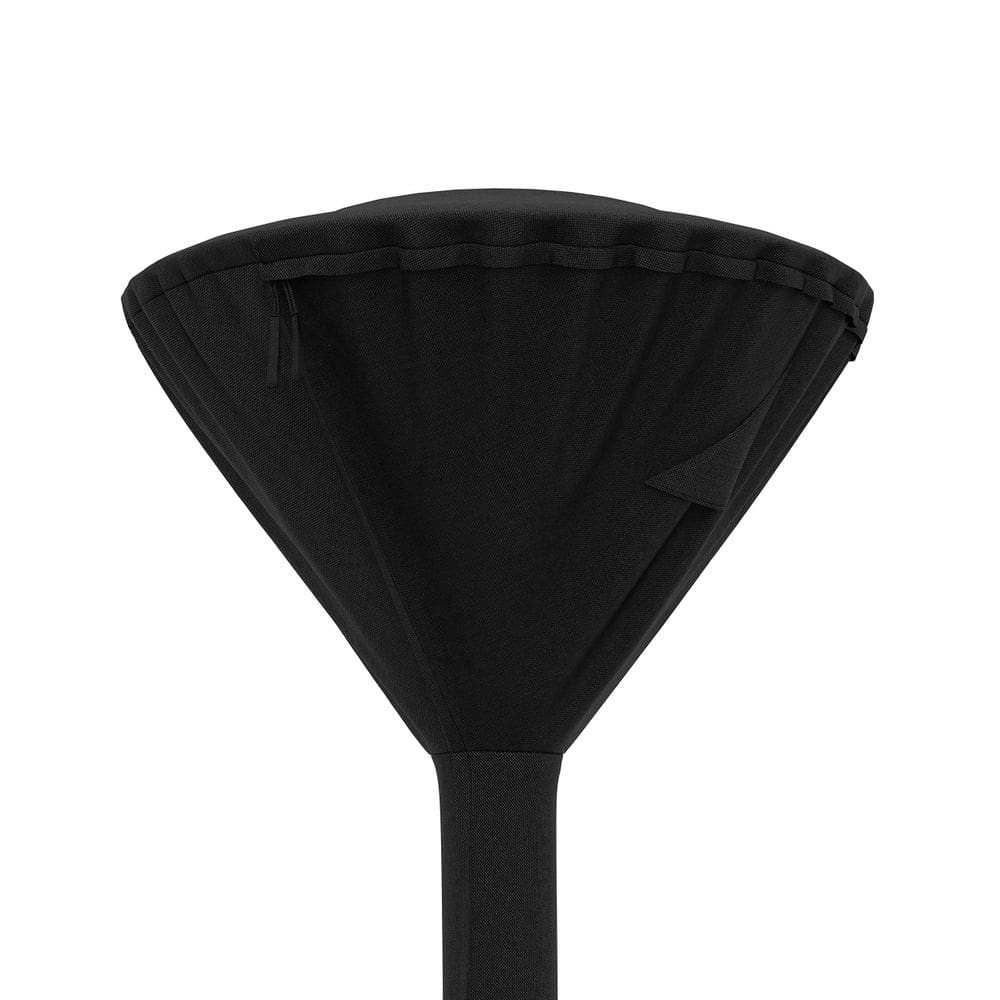 Tampa de aquecedor de pátio Amazon Basics Outdoor Black 36x36x95cm
