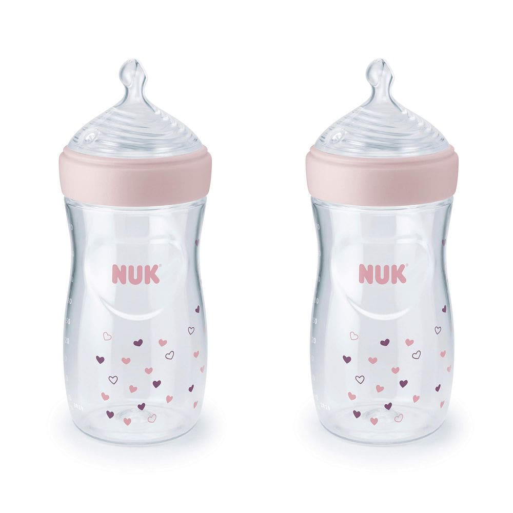 Mamadeiras NUK Simply Natural 270mL (pacote com 2 biberões)