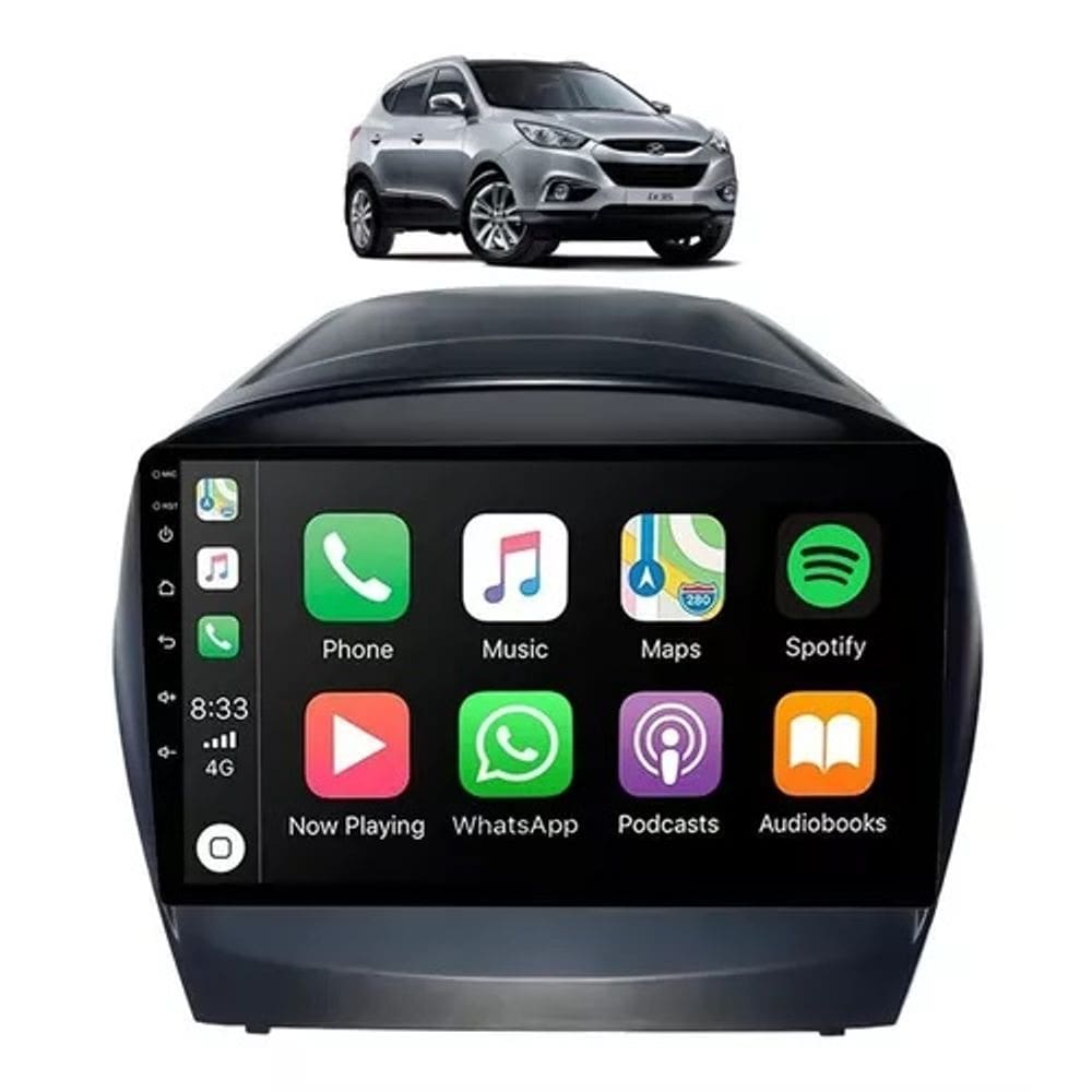 Kit Multimidia IX35 10 / 23 Carplay AndroidAuto 9 Pol - Roadstar 908BR