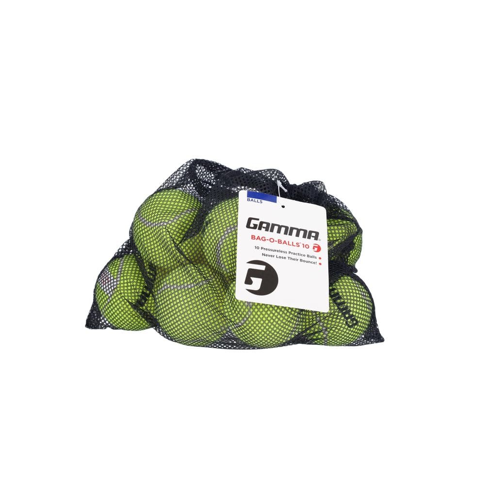 Bolas de tênis GAMMA Sports Pressureless, pacote com 10 bolsas
