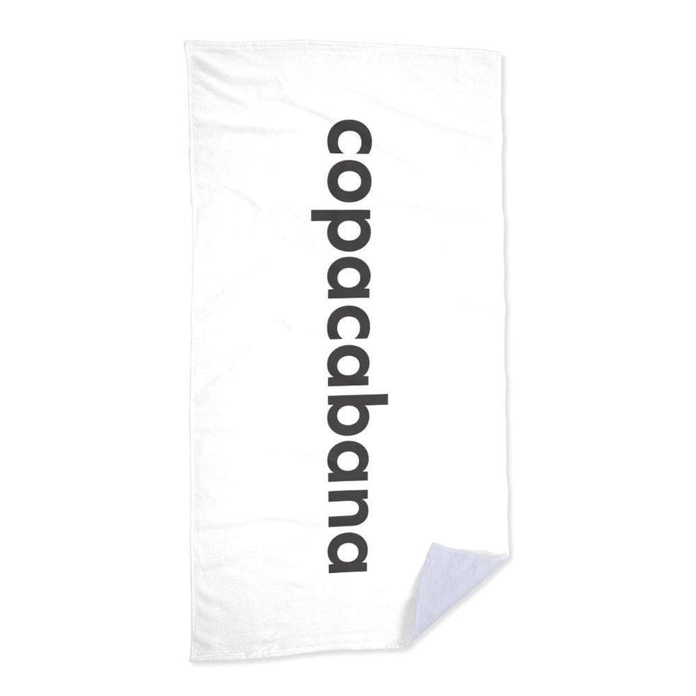 Toalha De Praia - Praia De Copacabana Branco