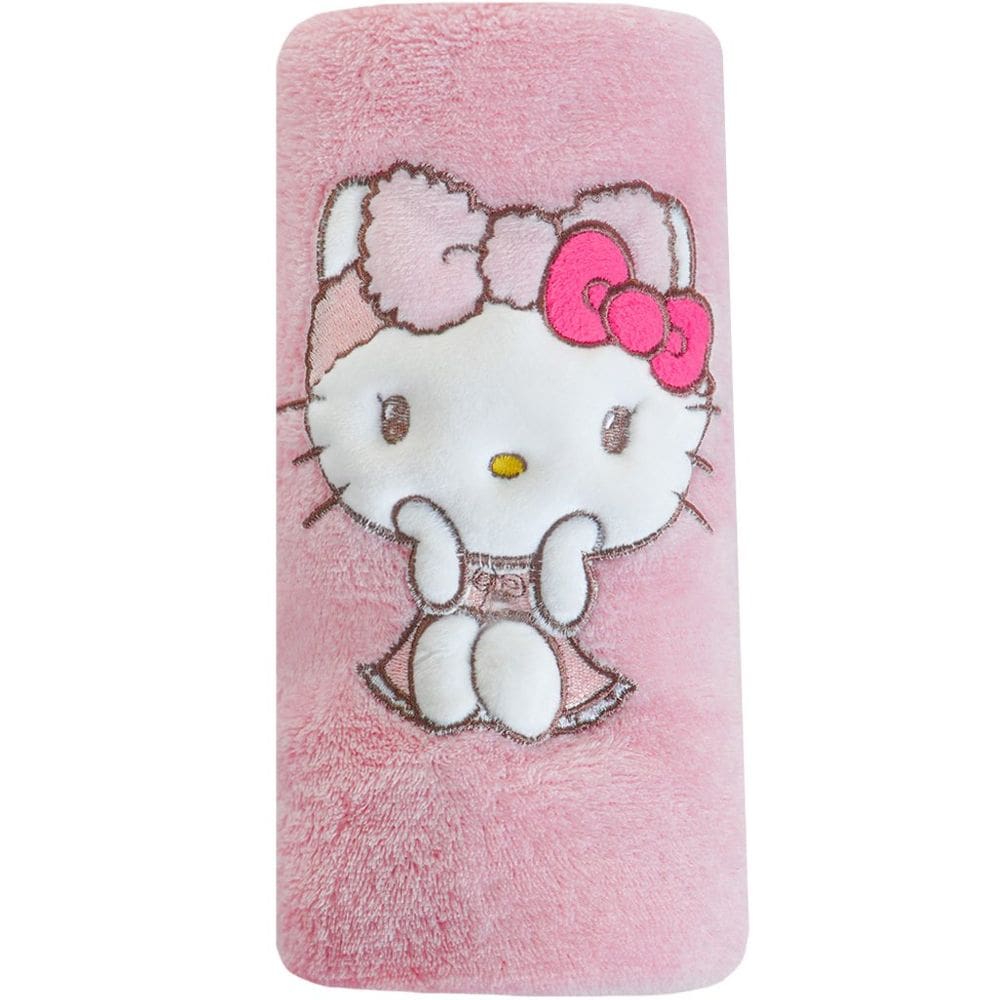 Manta com Aplique Flannel Fleece Turma da Hello Kitty 100x75