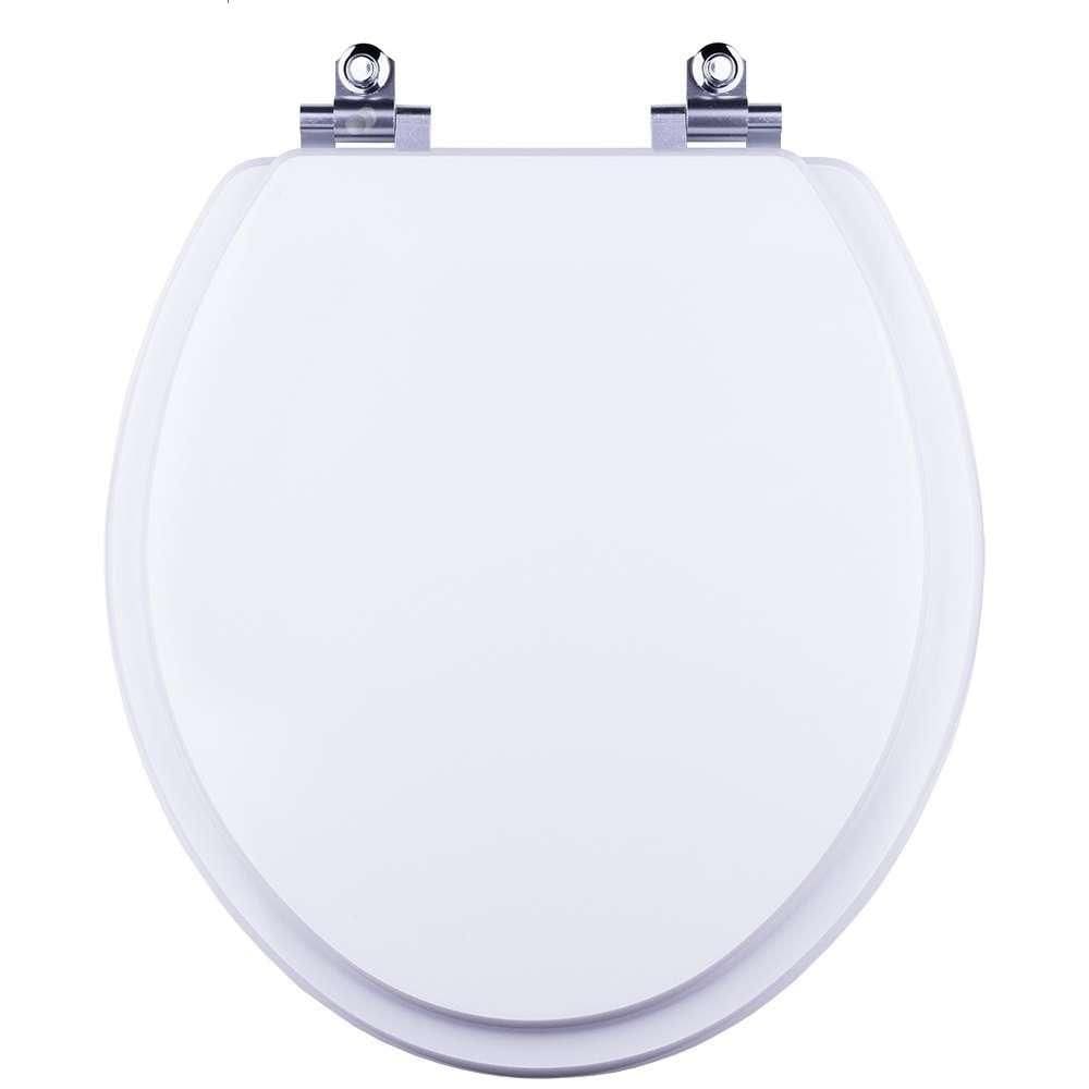 Assento Sanitário Fechamento Lento Convencional Oval Branco para Louça Icasa