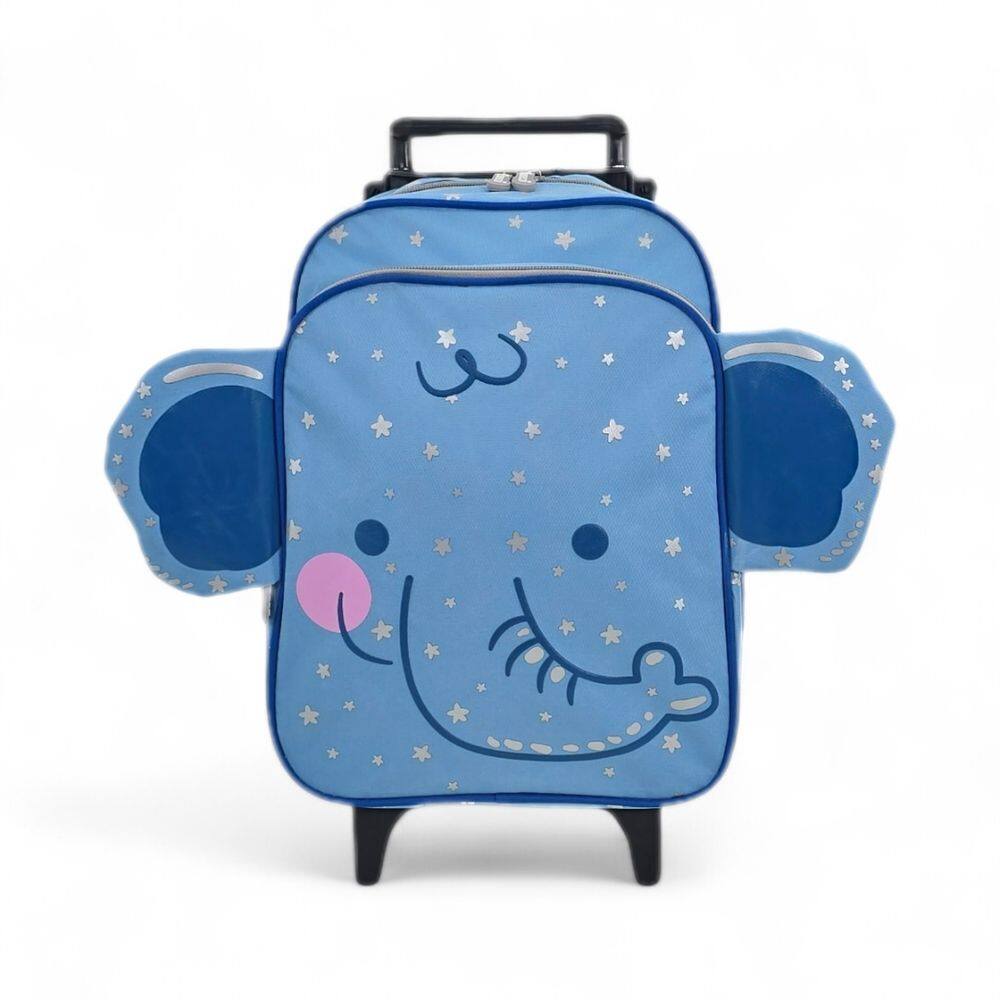Mochila media escolar passeio rodinha bichinho animais zoo