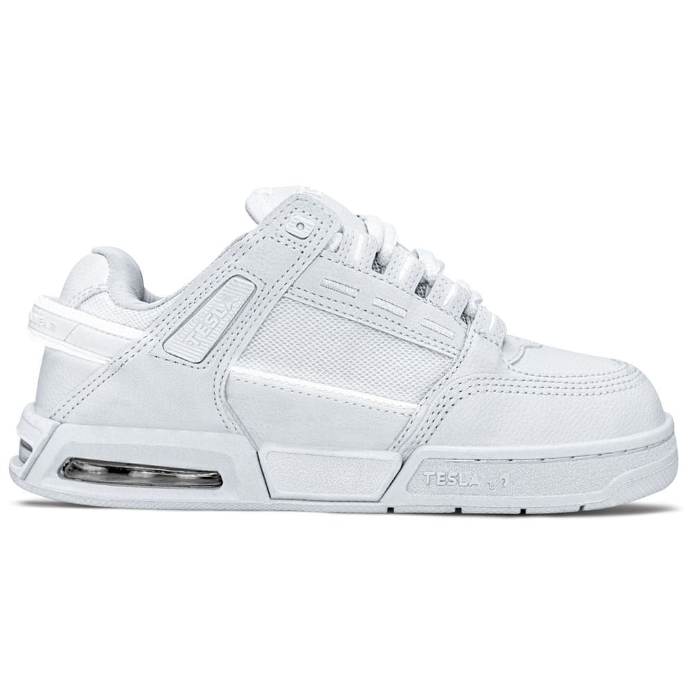 Tênis Tesla Unissex Sintético Coil Delux All White Reflect | Branco