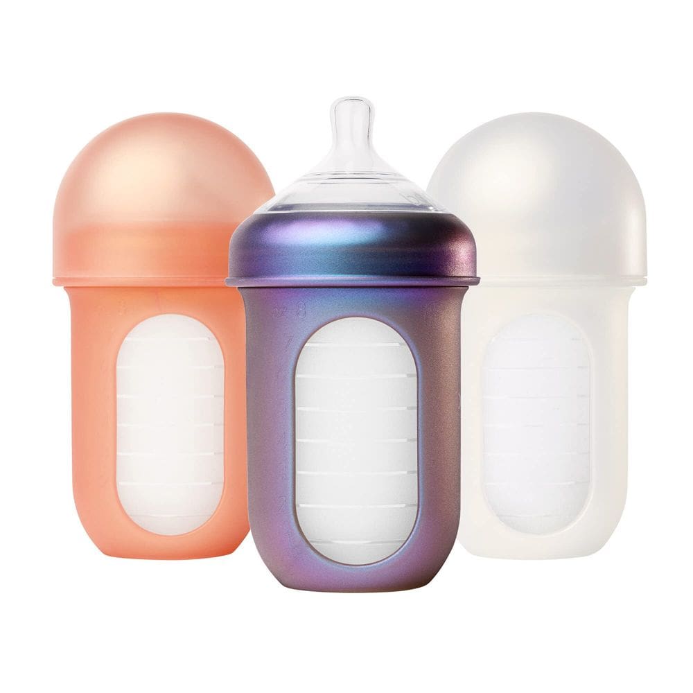 Bolsa de silicone reutilizável para mamadeira Boon Nursh 240 ml 3-6M