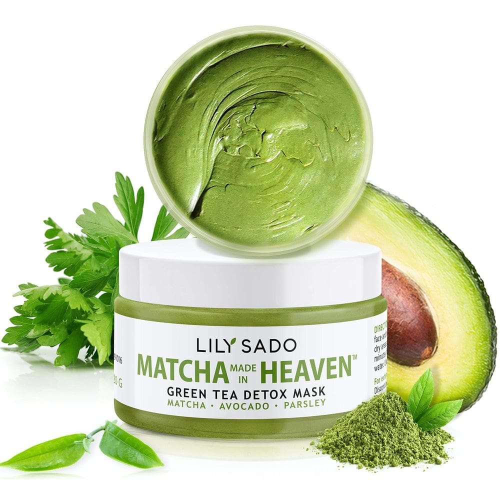 Máscara facial LILY SADO Chá Verde Matcha e Abacate 120mL