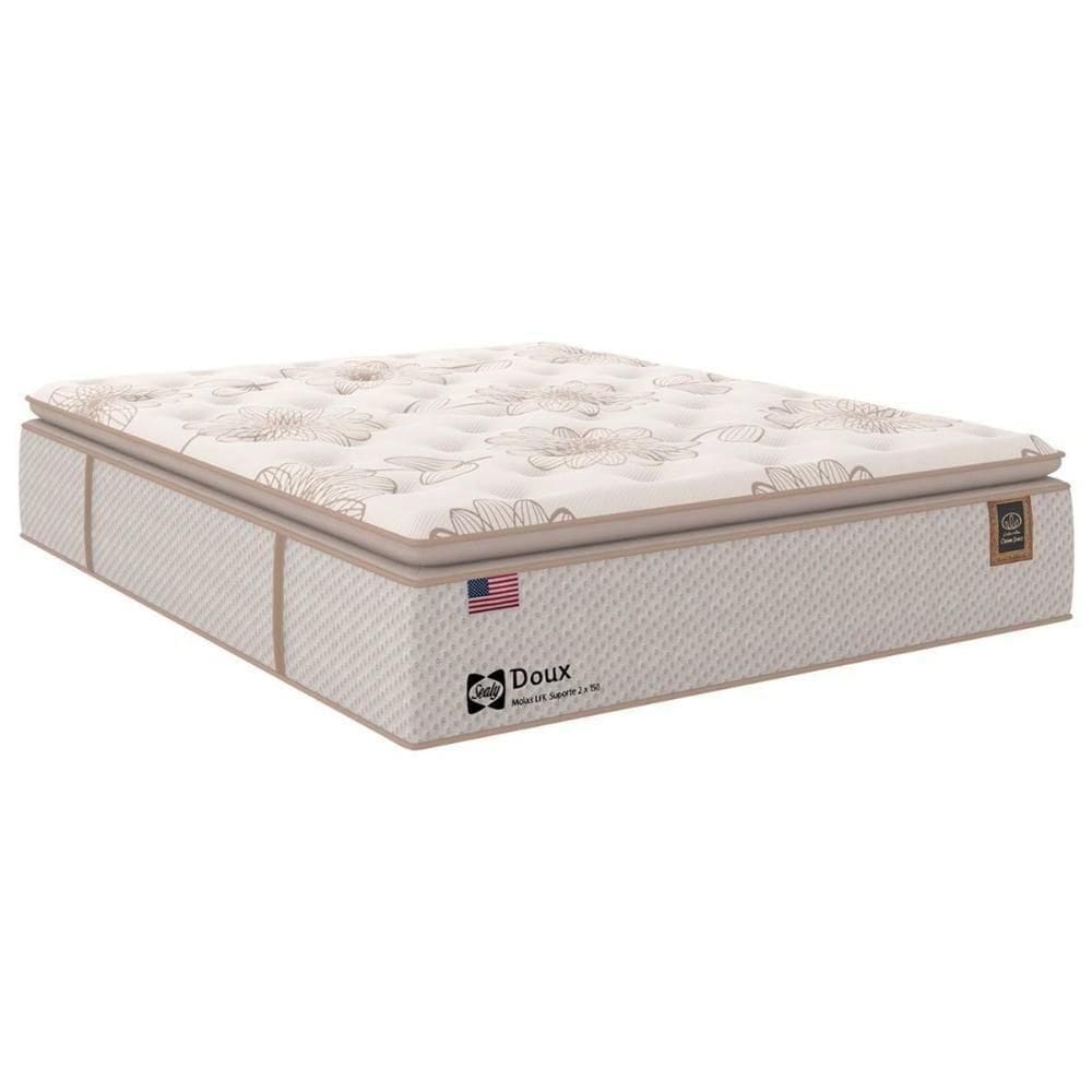 Colchão Queen Molas Lfk Doux Confort Pillow Top (158x198x36) - Sealy