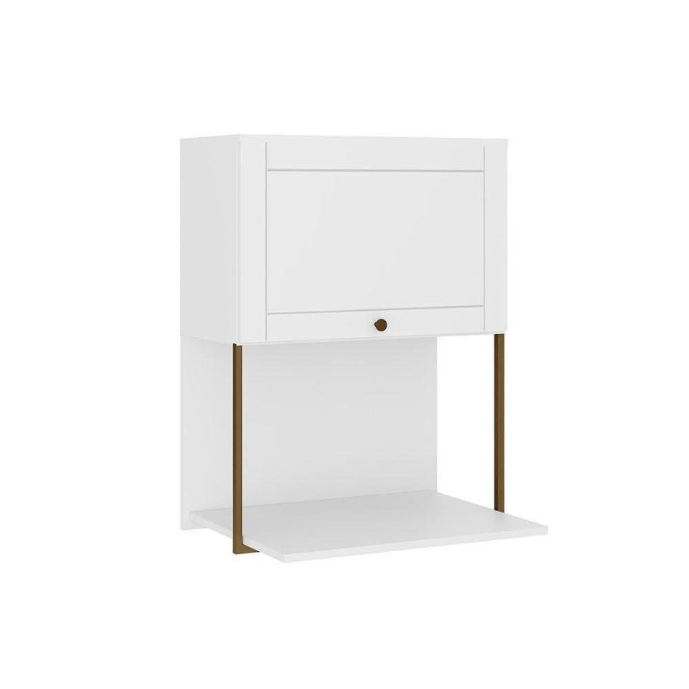 Armário Aéreo Para Cozinha Bella 2605 Com 1 Porta 60cm Branco - Carraro