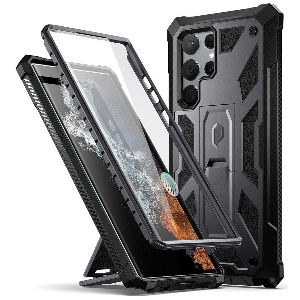 Capa Poetic Spartan compatível com Galaxy S22 Ultra 5G de 6,8"
