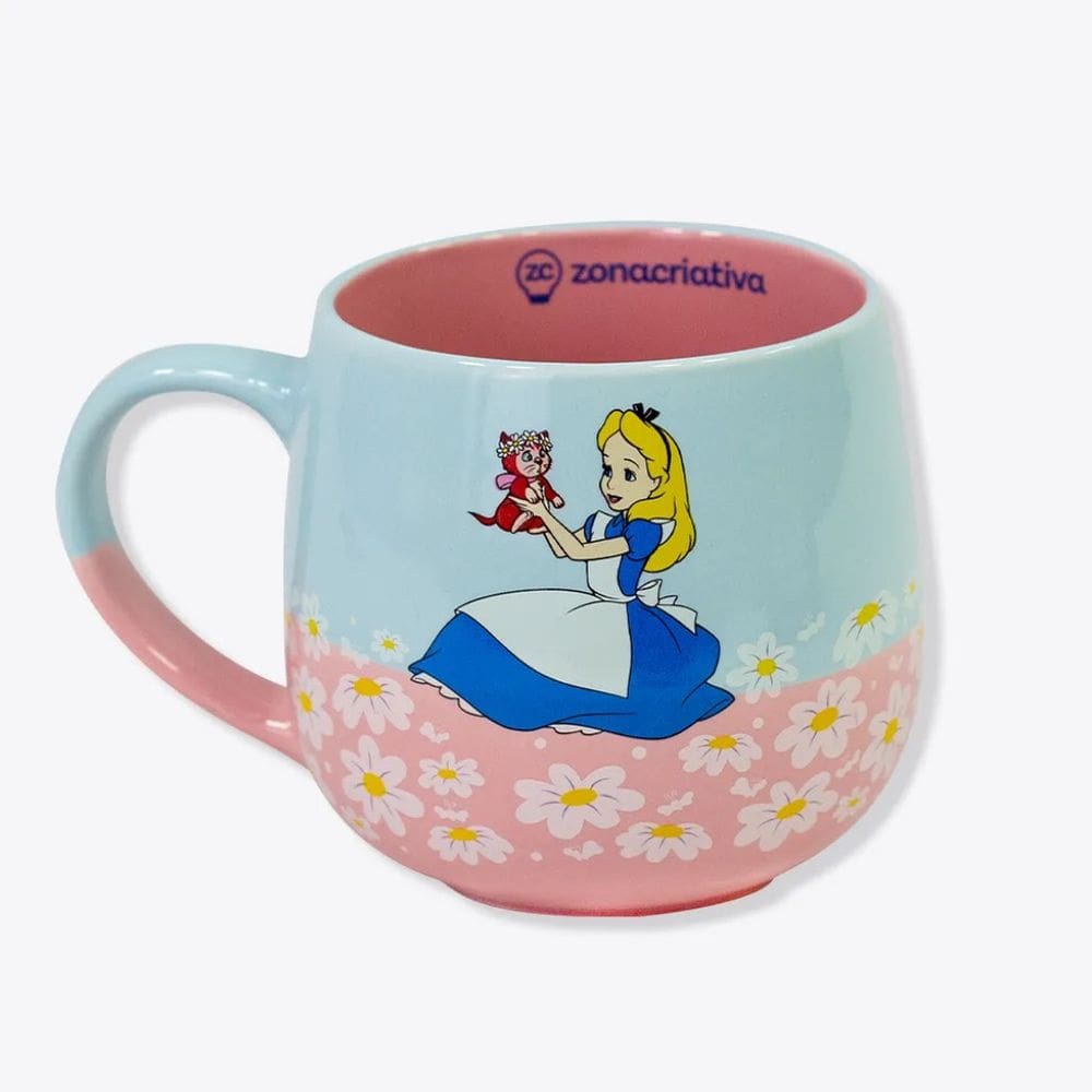 Caneca Maggie Alice no País das Maravilhas 400ml Zona Criativa