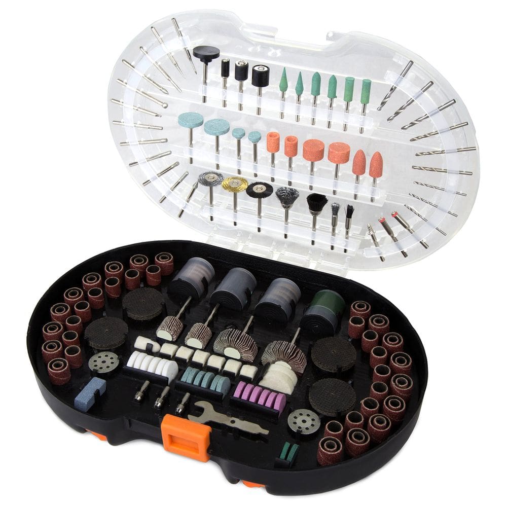 Kit de acessórios WEN 230327A Ferramenta rotativa de 327 peças com estojo