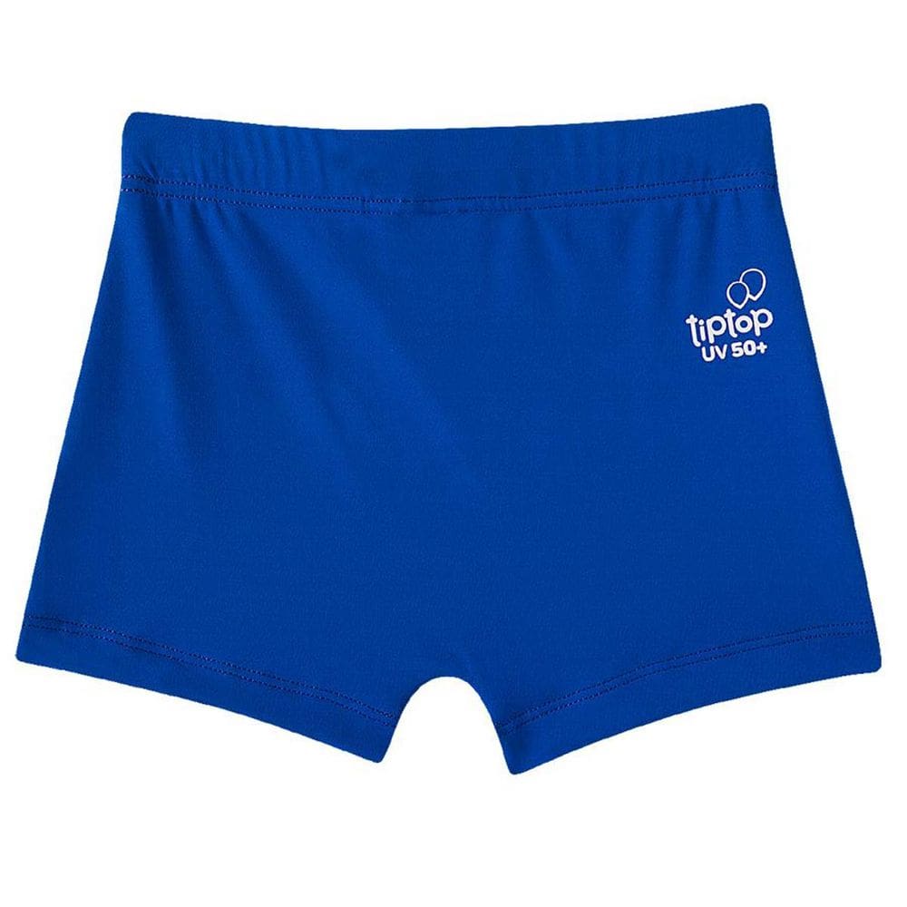 Sunga Shorts boxer Infantil Praia Uv 50 Natação Lisa Tip Top