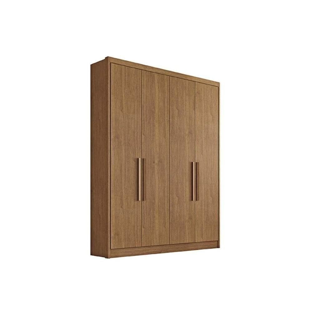 Guarda Roupa 4 Portas E 3 Gavetas Moderni-sevilha Cumaru