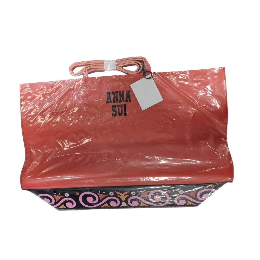 Sacola Anna Sui para mulheres em PVC impermeável 40x25x10 cm