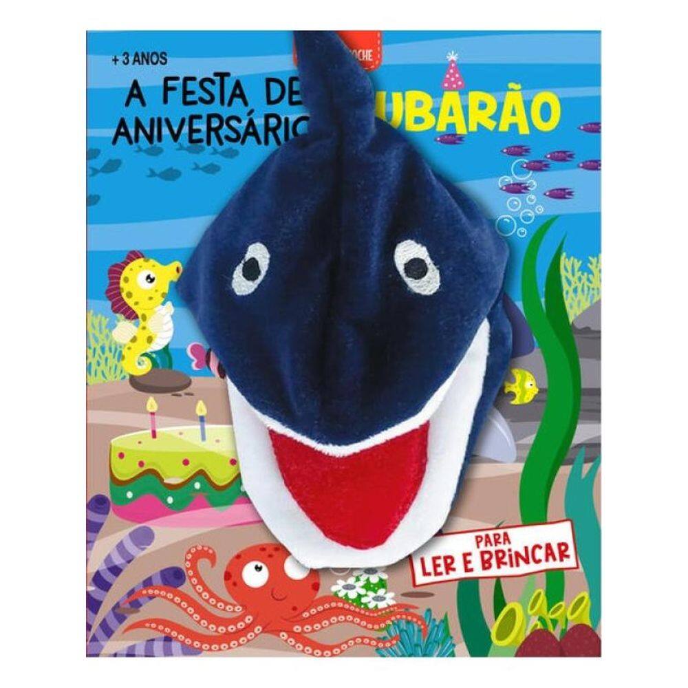 Livro Fantoche - Festa De Aniversário Do Tubarão