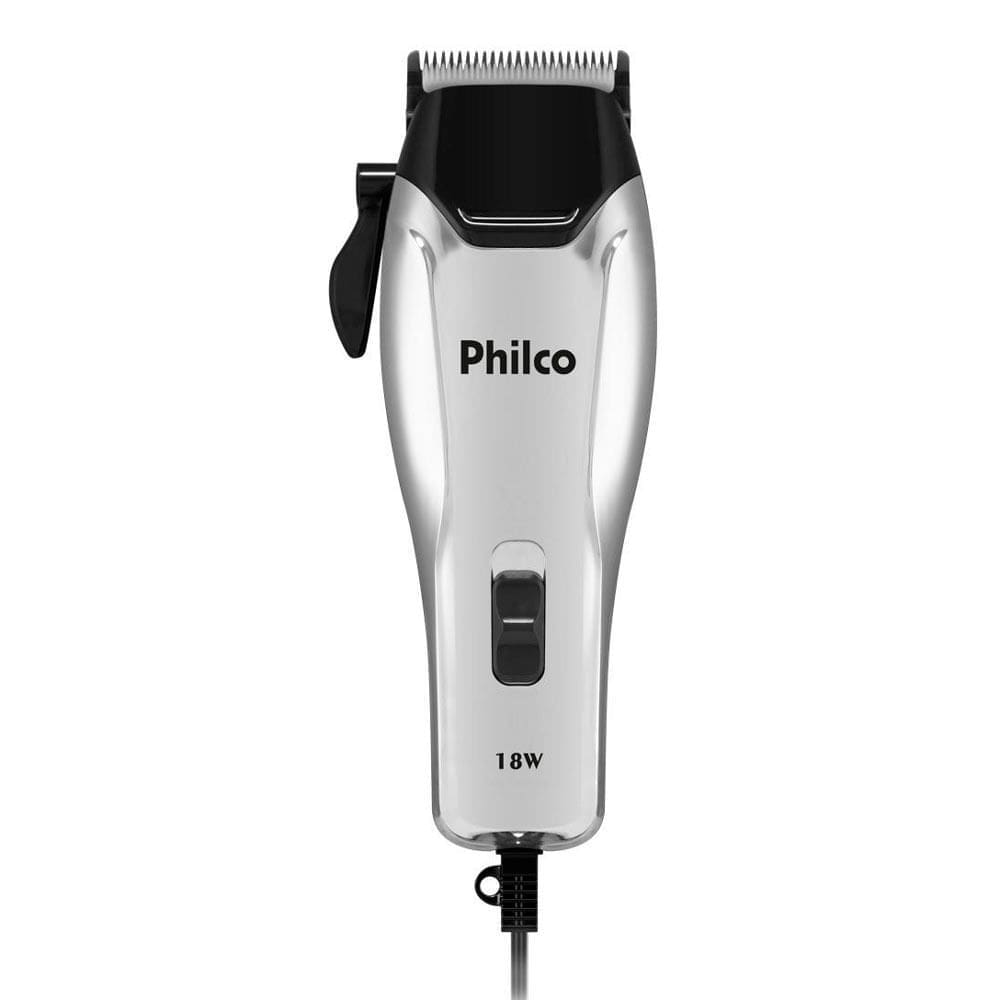 Máquina de Cortar Cabelo Philco PCR04 Preta 127V