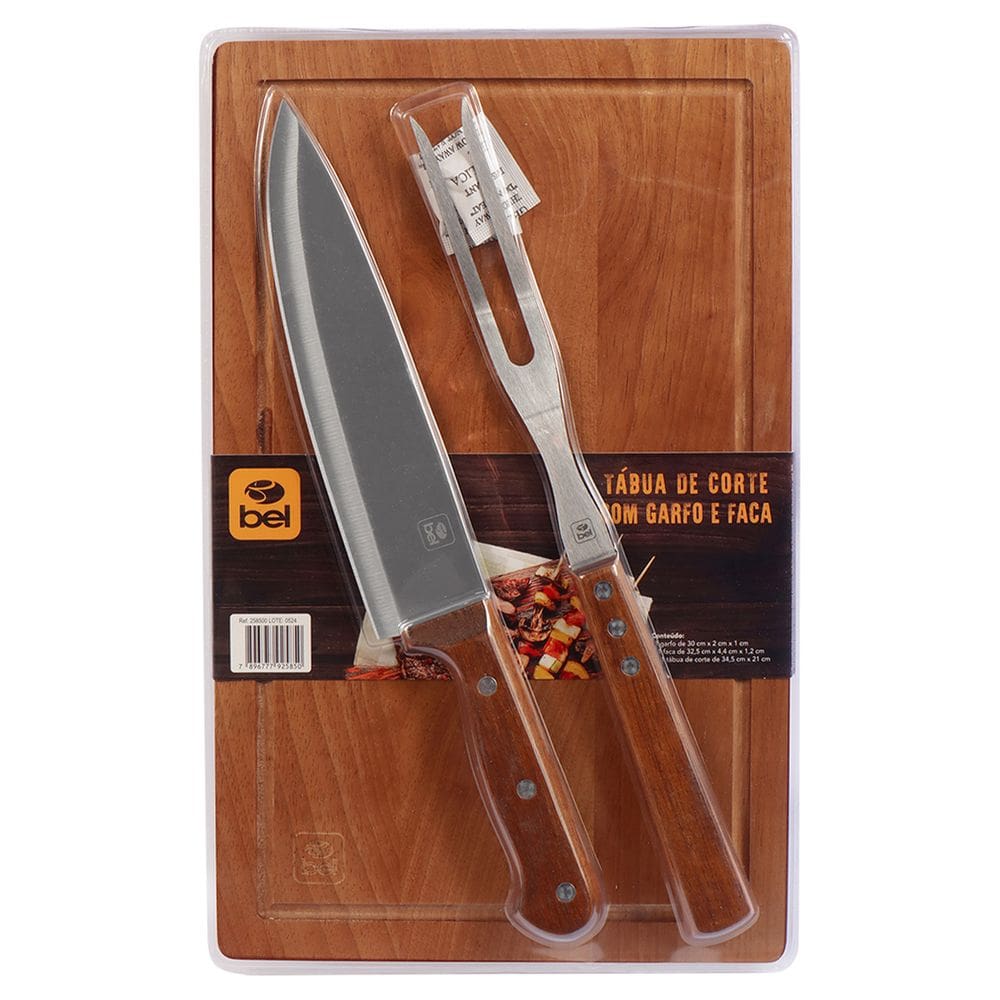 Kit Churrasco BEL Tabua Garfo e Faca 258500
