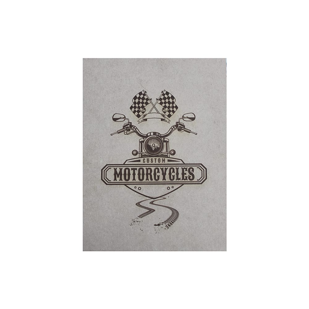 Placa Decorativa Adesiva Não é Segredo Moto MDF 30x40 NS0401