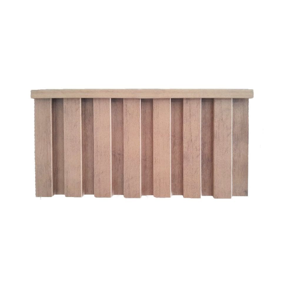 Barra de Acabamento L Reto Cinza 25cm X 270cm Cinza
