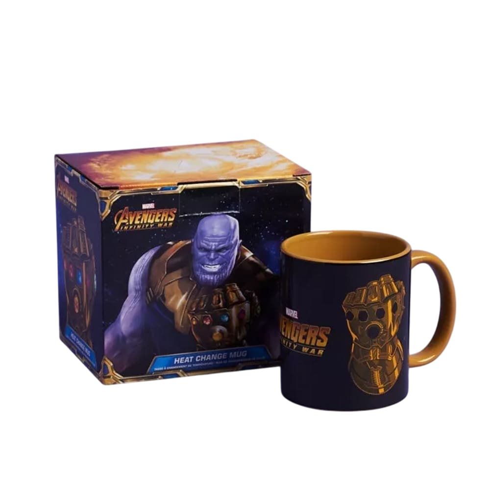 Caneca Manopla Thanos Vingadores Infinity War Muda C/ Calor