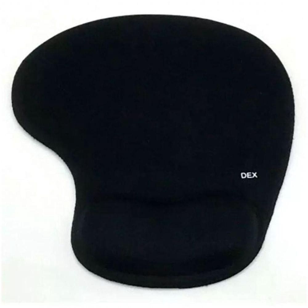 Mouse Pad Gel Ergonômico Dex RY-68 com Apoio de Pulso em Gel Preto