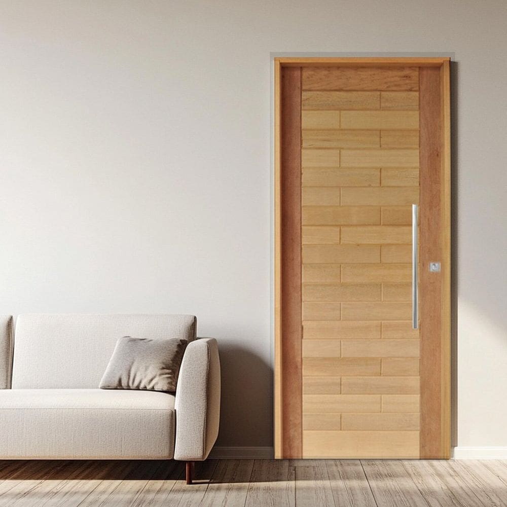 Porta Pivotante Roma Mista Batente 14 Puxador Tubo 800cm 110 X 210 Cm Esquerdo Rodam