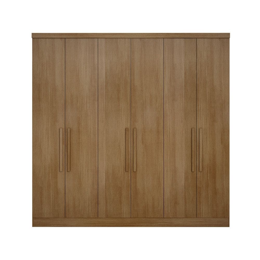 Modulo de Casal Safira para Guarda Roupa em MDF com 6 Portas e 8 Gavetas Clic Móveis