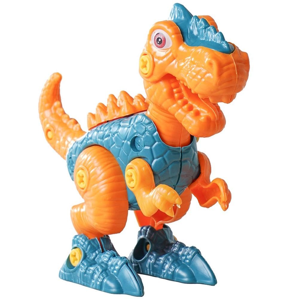 Brinquedo Monta Dino 28 Peças Acompanha Ferramenta