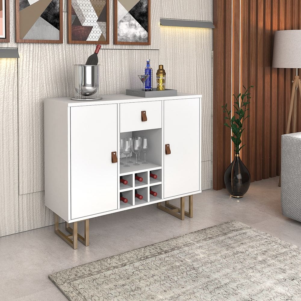 Aparador Londres Estilo Industrial Compacto 100CM ideal Para Escritorio