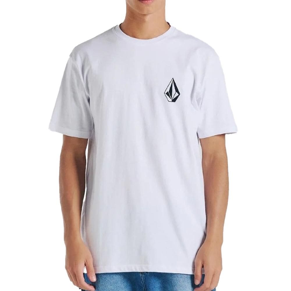 Camiseta Volcom Iconic SM25 Masculina Branco