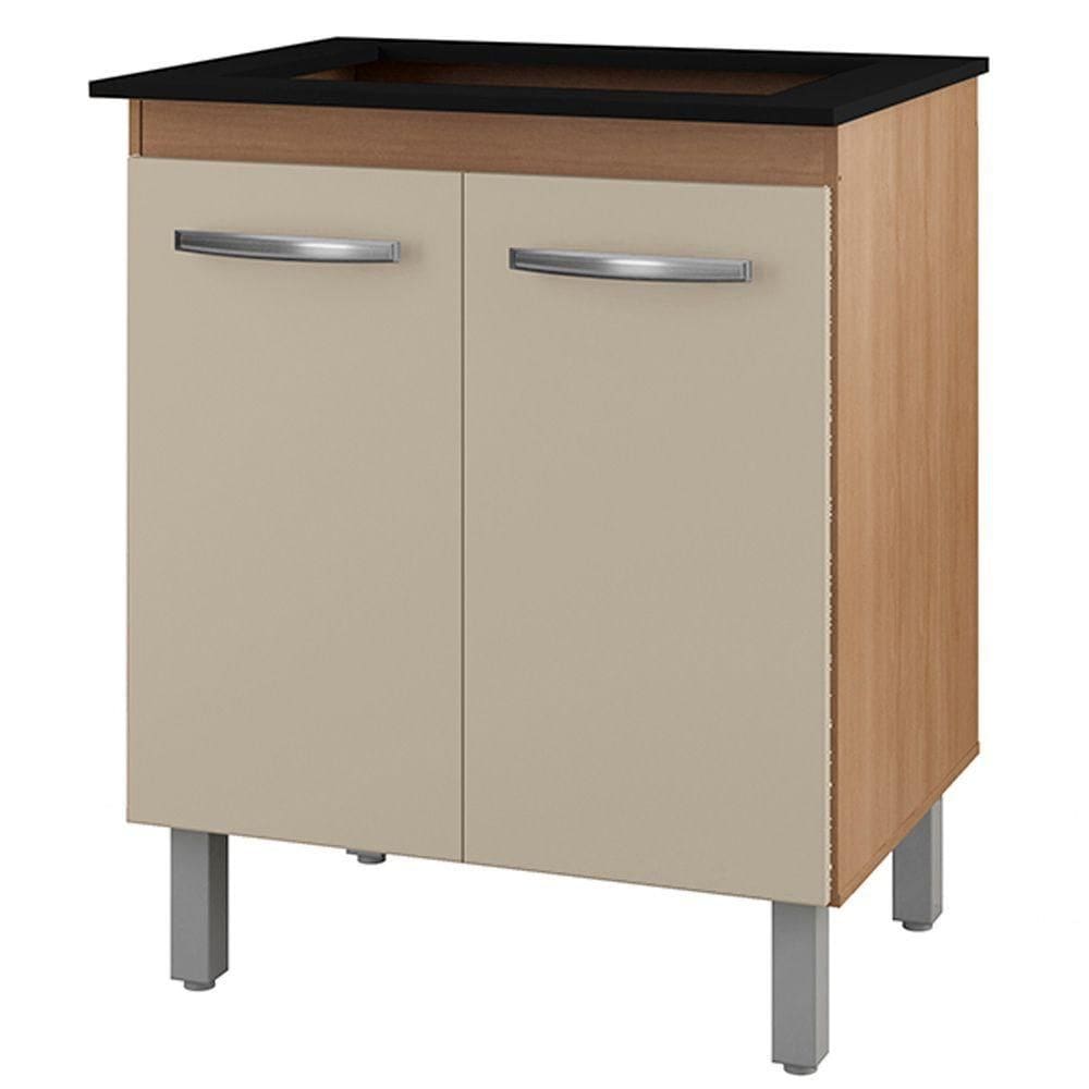 Balcão Para Cooktop 5 Bocas Jade Savana Off White Mobbs
