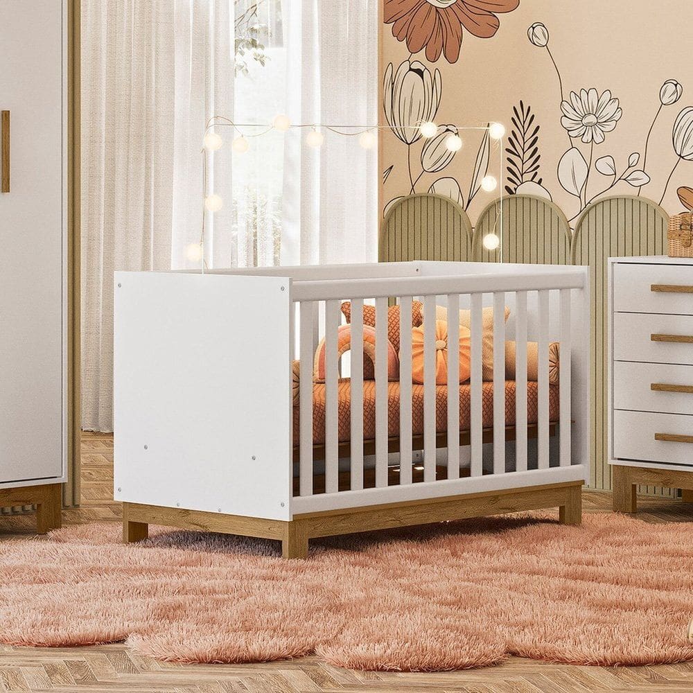 Berço Mini Cama 83 x 74 x 133 Cm Encanto Slim