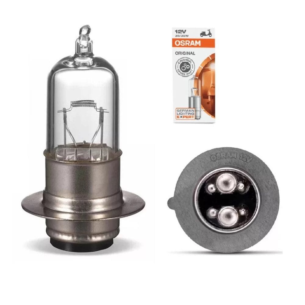Lâmpada Farol Moto Biz 100 125 Bros Nxr125 150 Pop Osram