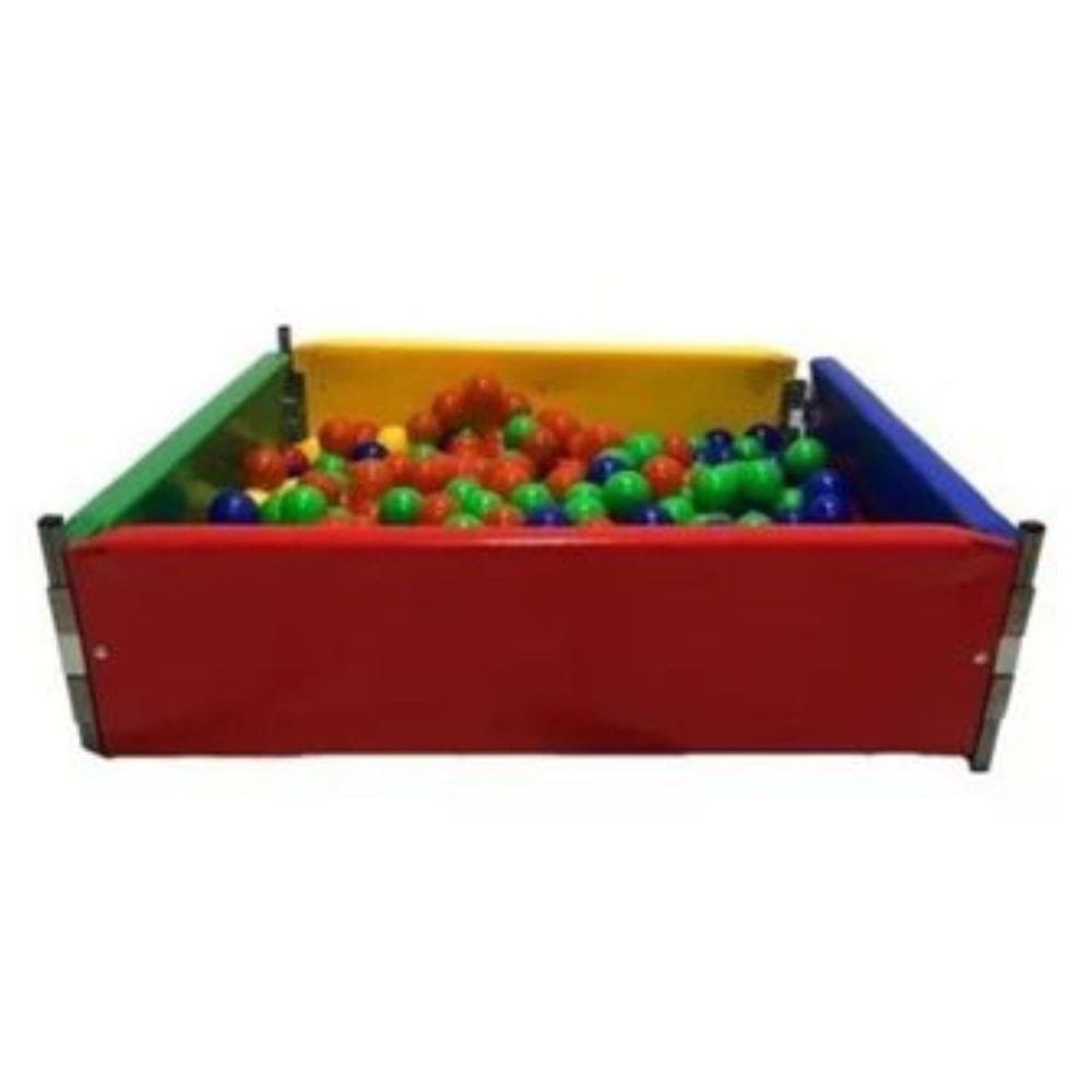 Cercado Infantil Colorido 1x1 – Segurança e Diversão para Piscina de Bolinhas