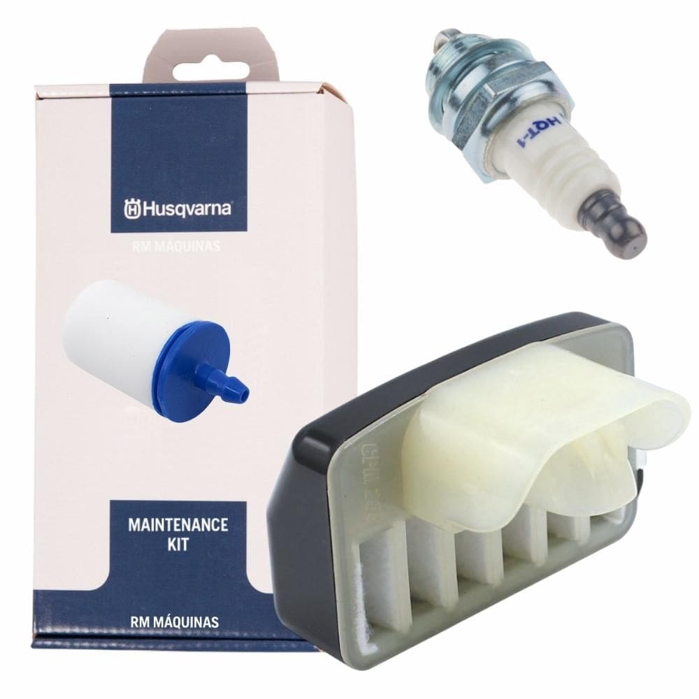 Kit Manutenção Filtro Vela Motosserra Husqvarna 135 435 435e