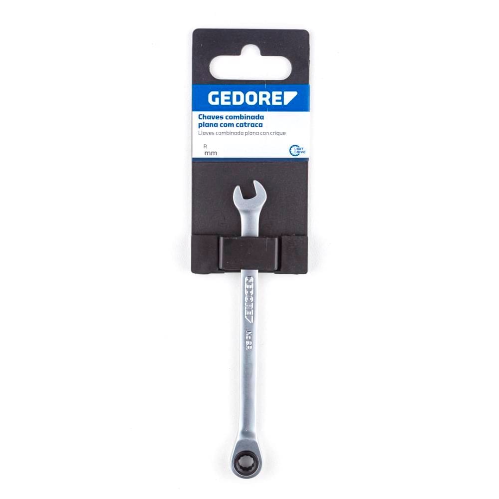 Chave Combinada Plana com Catraca 18 MM - Gedore 031360