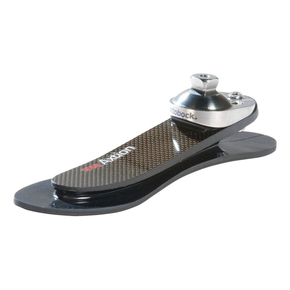 Pé Protético De Fibra De Carbono Axtion Preto 25 Cm Esquerdo 1E 56 - Ottobock