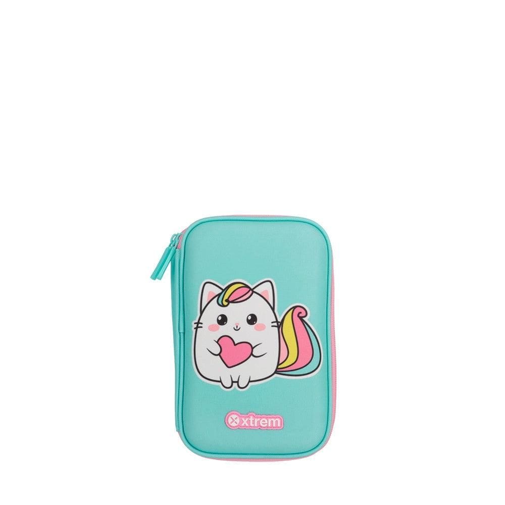 Estojo Tucson Gato Verde Água